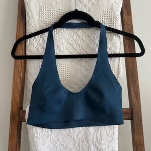 NWOT Free People Intimately Navy Blue Halter Style Unlined Bra